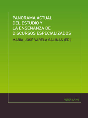 cover image of Panorama actual del estudio y la enseñanza de discursos especializados